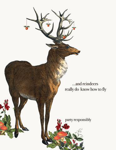 And reindeers really do know how to fly