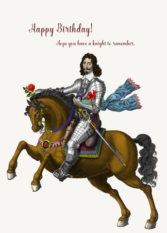 Happy Birthday! Hope You Have A Knight To Remember • 5x7 Greeting Card