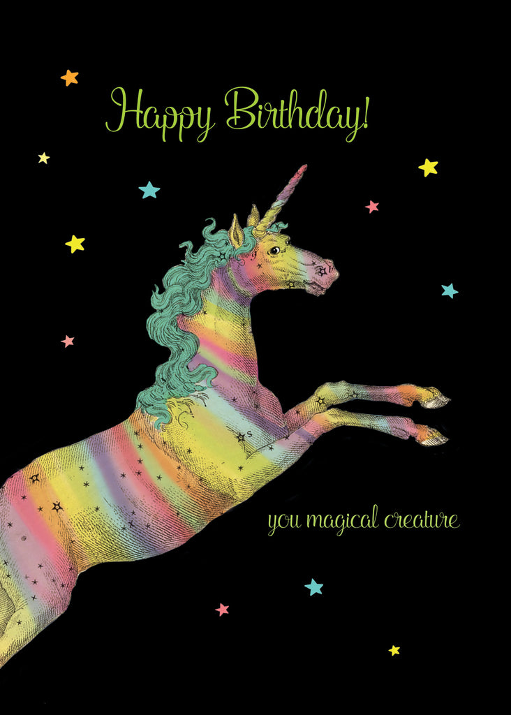 Happy Birthday you magical creature• 5x7 Greeting Card