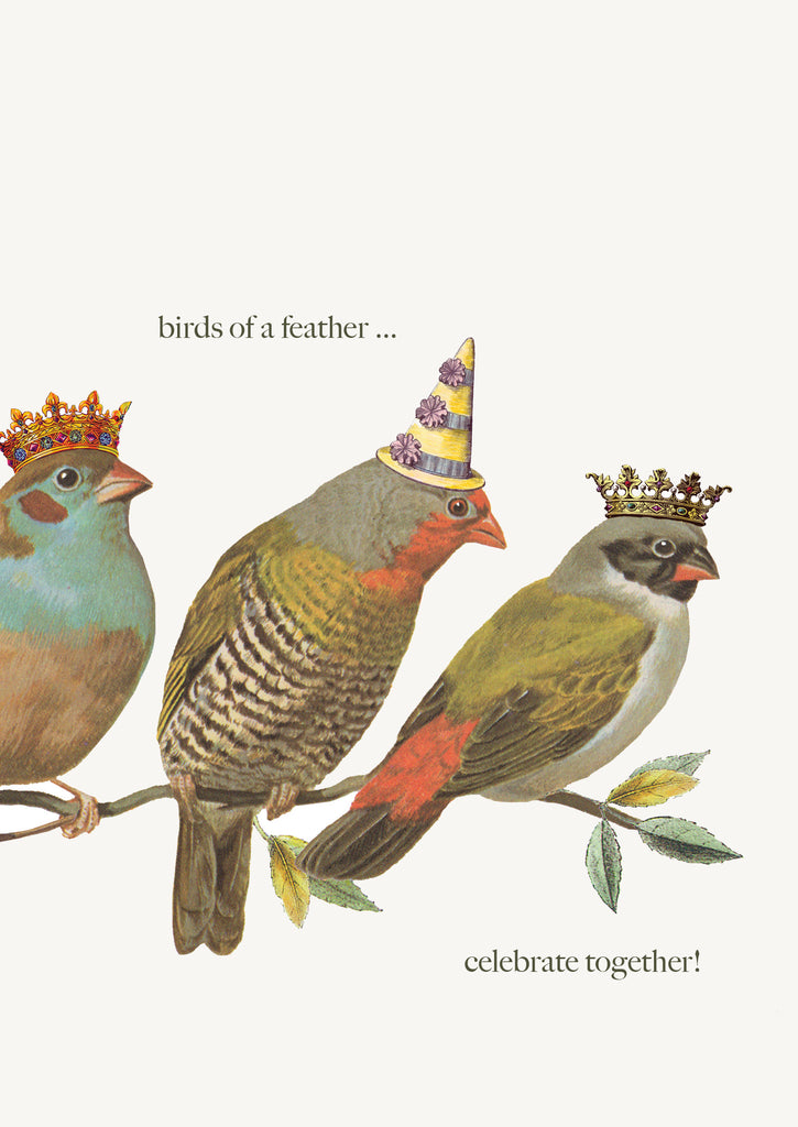 Birds Of A Feather • 5x7 Greeting Card