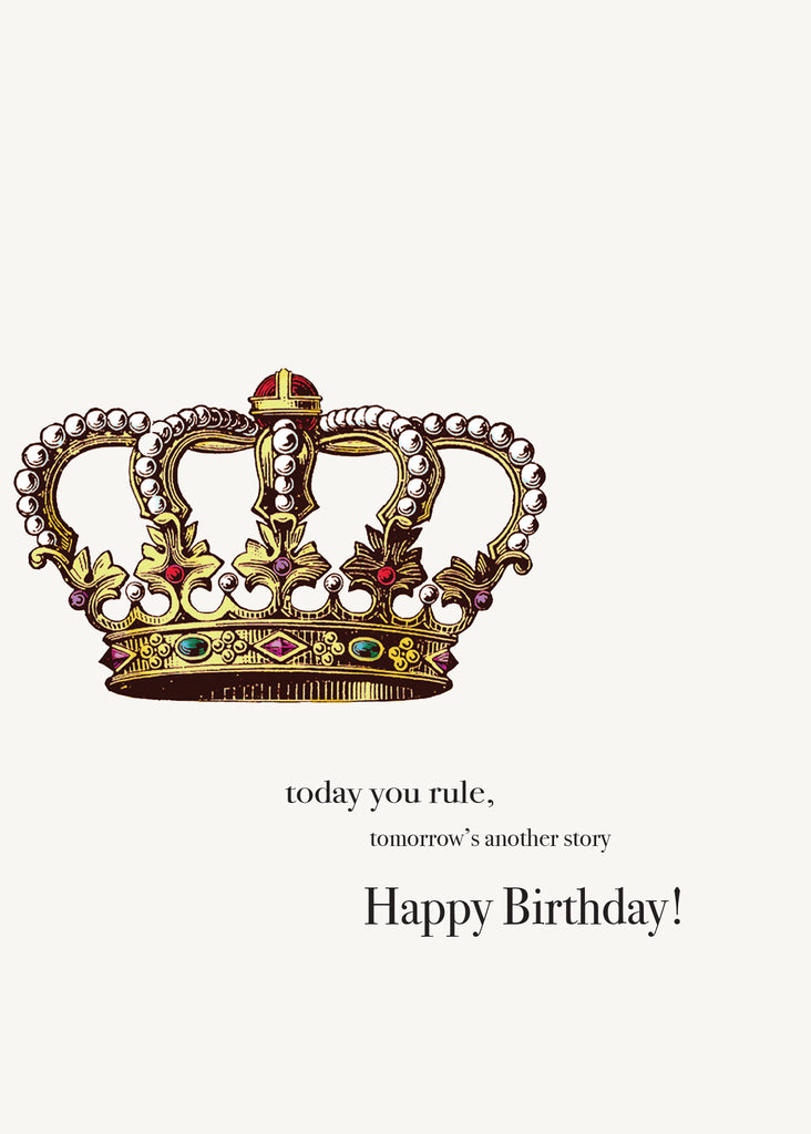 Today You Rule • 5x7 Greeting Card