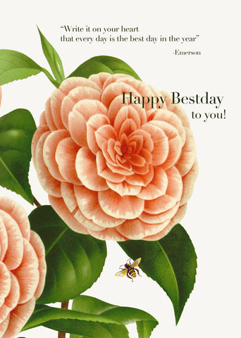 Write It On Your Heart ...Happy Bestday To You! • 5x7 Greeting Card