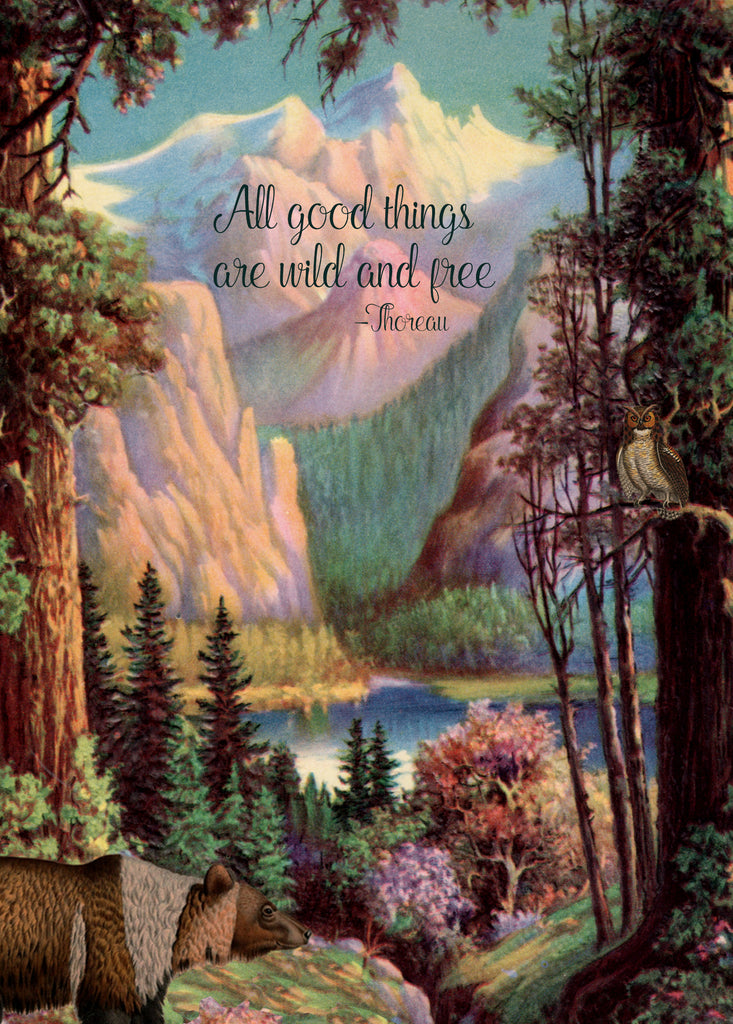 All Good Things are wild and free