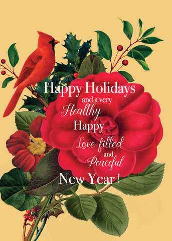 Happy Holidays and.. • 5x7 Holiday Greeting Card