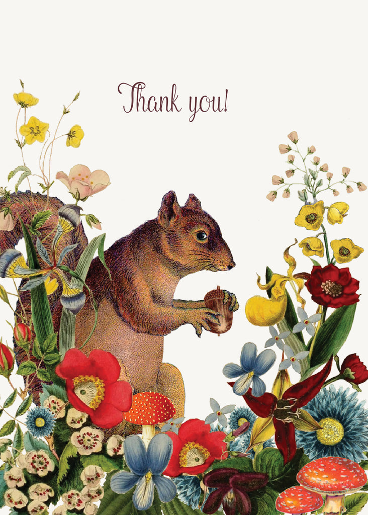 Thank you (squirrel)• 5x7 Greeting Card