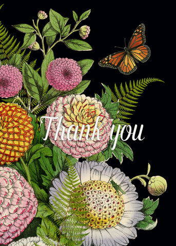 Thank You (Dahlias) • 5x7 Greeting Card