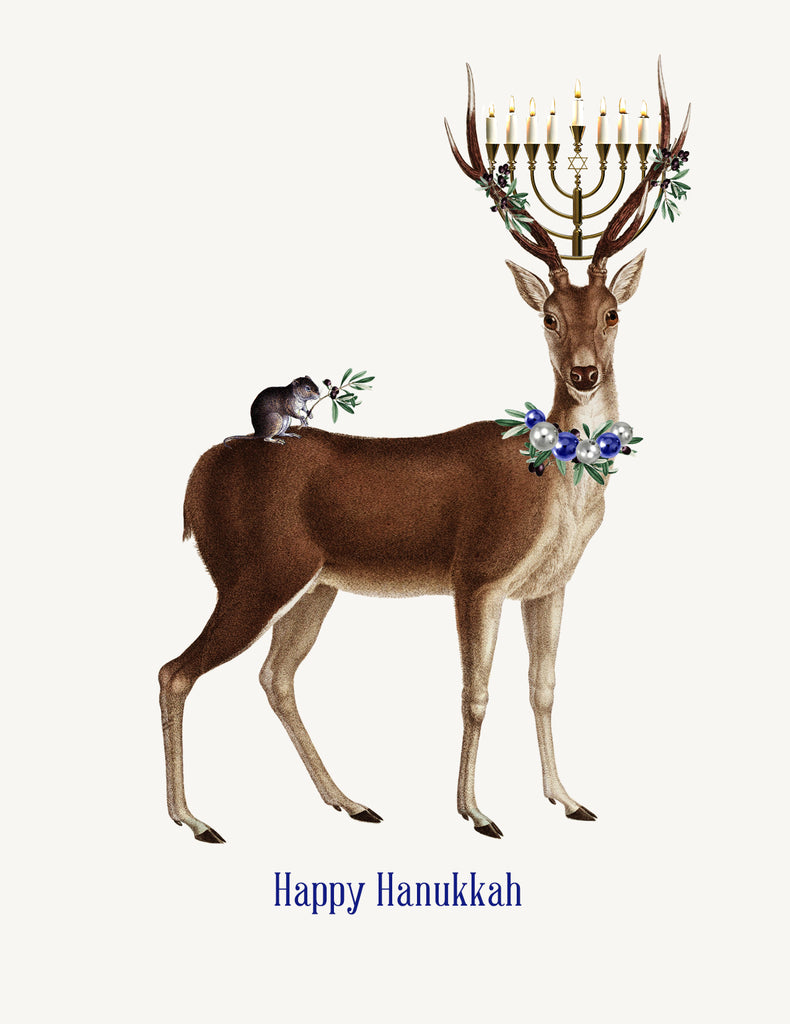 Happy Hanukkah • A-2 Holiday Greeting Card