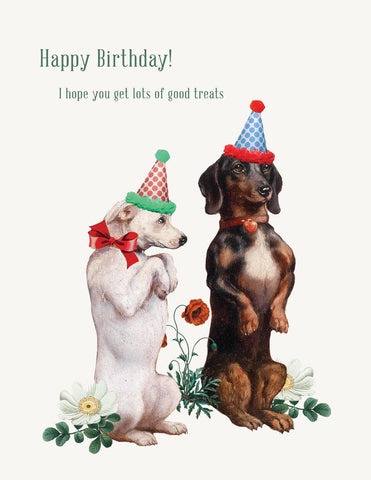 Happy Birthday! You Deserve Lots Of Treats • A-2 Greeting Card
