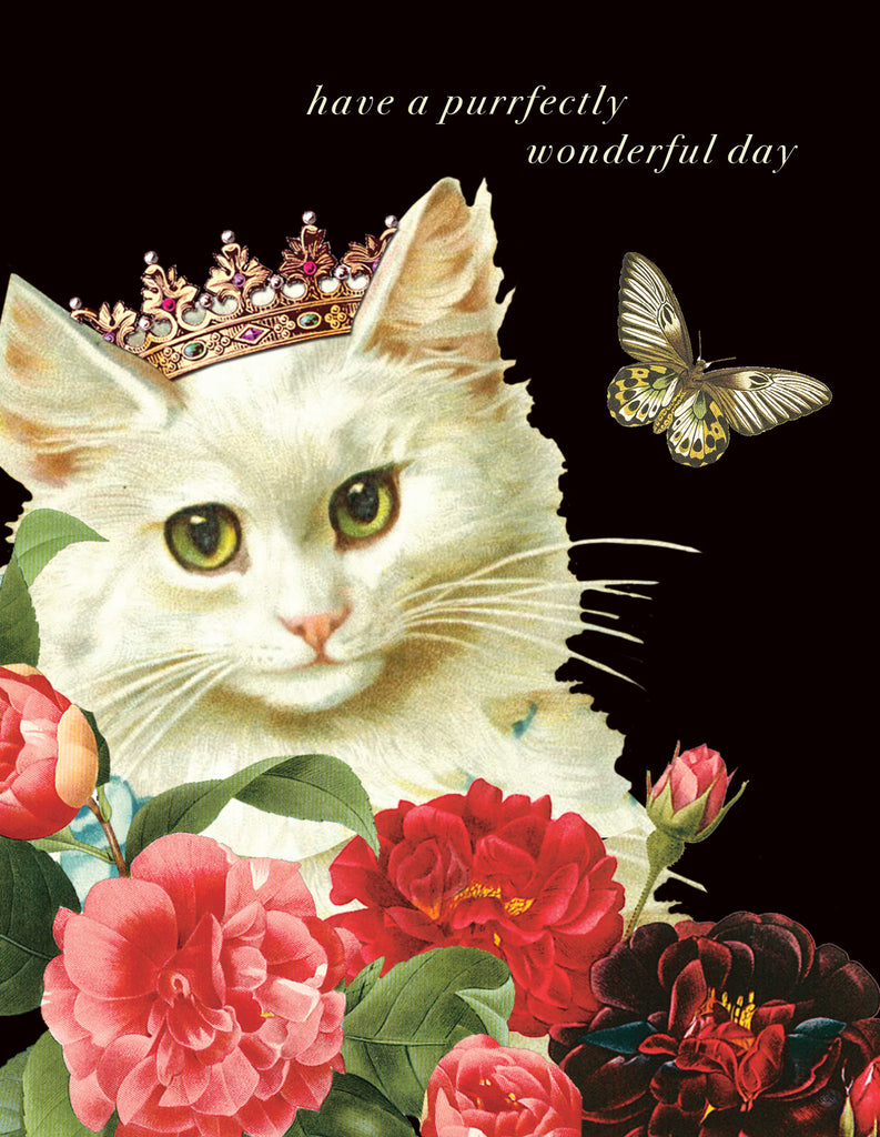Have a purrfectly wonderful day • A-2 Greeting Card