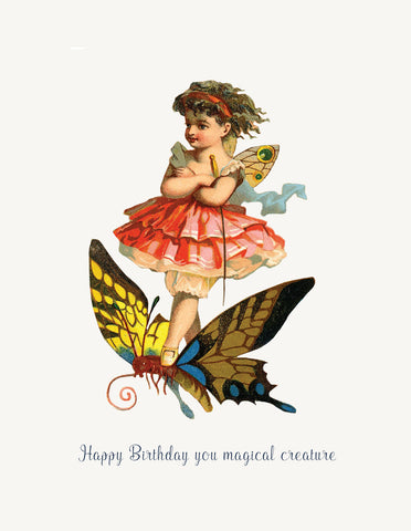 Happy Birthday You Magical Creature • A-2 Greeting Card