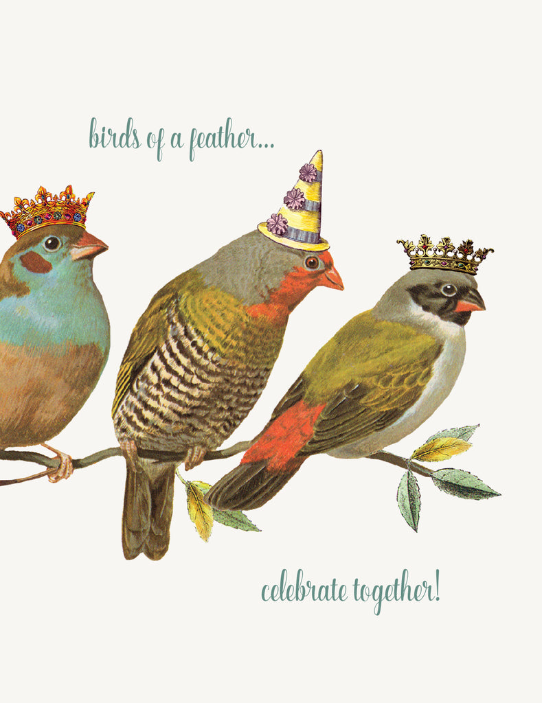 Birds Of A Feather  • A-2 Greeting Card