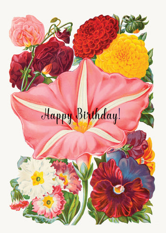 Happy Birthday (flowers) • 5x7 Greeting Card