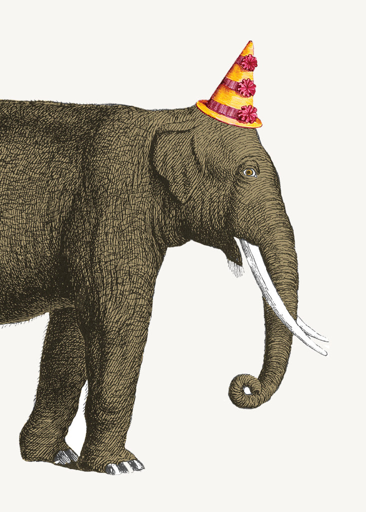Birthday Elephant • Mini Enclosure Card