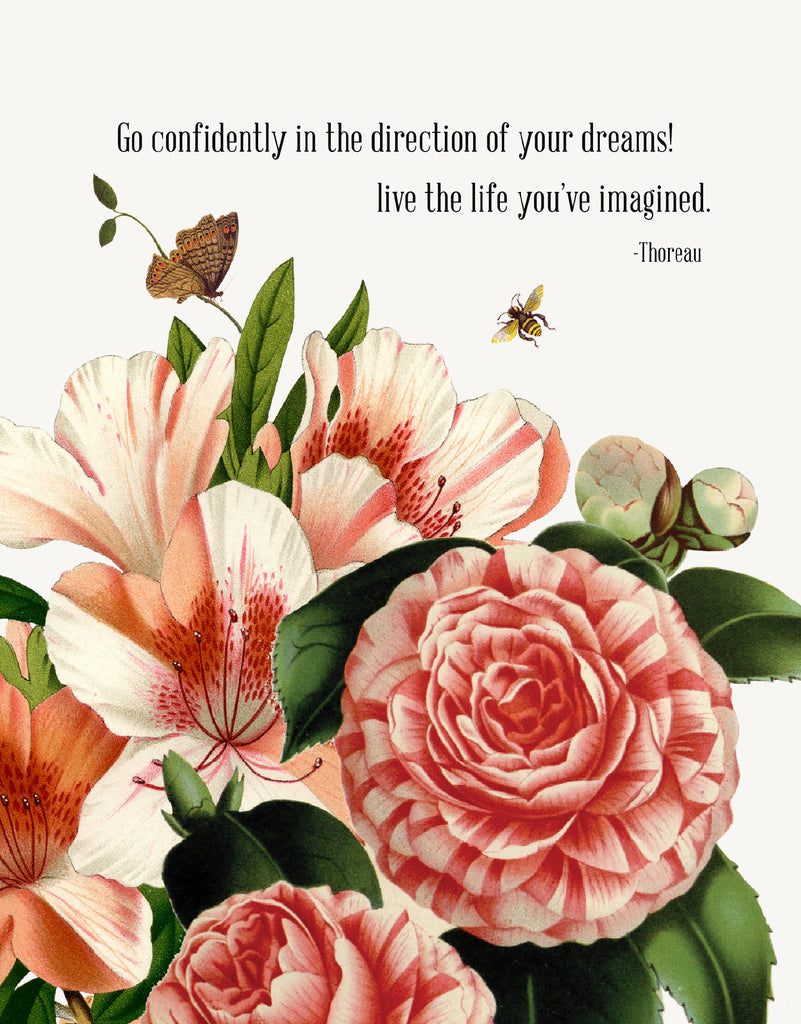 Go Confidently In The Direction • 5x7 Greeting Card