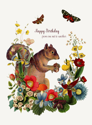 Happy Birthday From One Nut • 5x7 Greeting Card