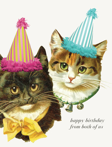 Happy Birthday From Both Of Us • A-2 Greeting Card