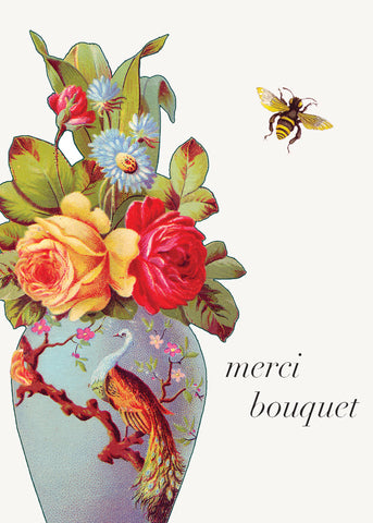 Merci Bouquet • Mini Enclosure Card