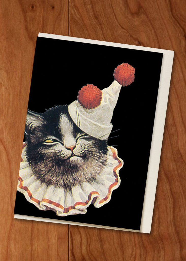 Clown Cat • Mini Enclosure Card