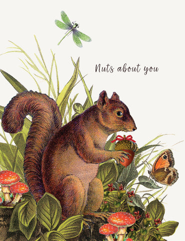 Nuts About You • A-2 Greeting Card